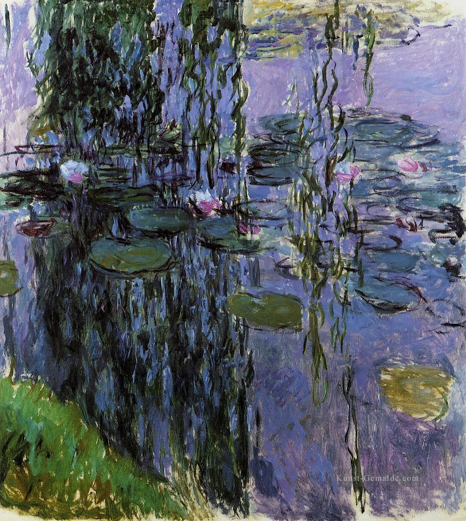 Wasserlilien XV Claude Monet impressionistische Blumen  Ölgemälde